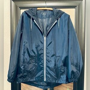 Bass Navy Hooded Outerwear